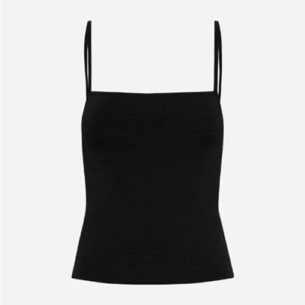 Matteau Everyday Singlet Black Tank - Picture 3 of 7